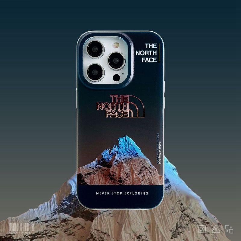 Luxury TNF Red Mountain iPhone Case - Aumoo