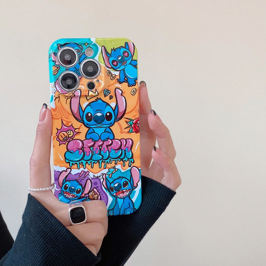 Stitch Creative Graffiti Phone Case