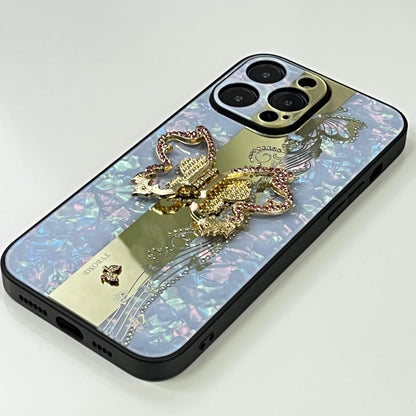 Butterfly love rhinestone iPhone case（Enjoy 60% Off） - Aumoo
