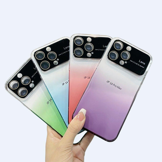 HD Transparent Gradient Phone Case - Aumoo