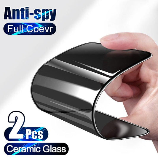 Full Cover Ceramics Privacy Glass Screen Protector - Aumoo