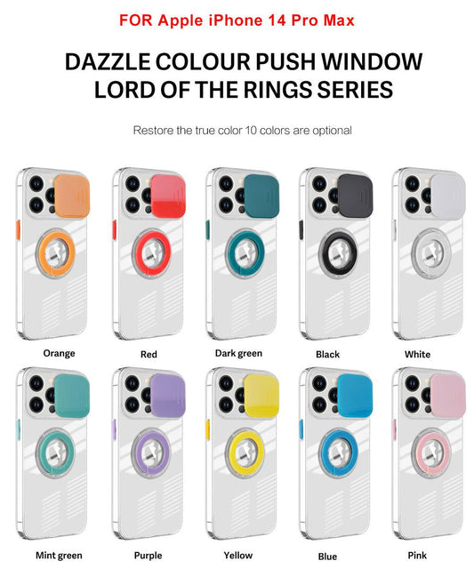 Colorful Sliding Window IPhone Case - Aumoo