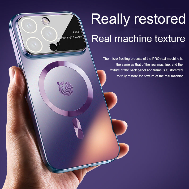 New AG Matte Magnetic Charging Phone Case For iPhone