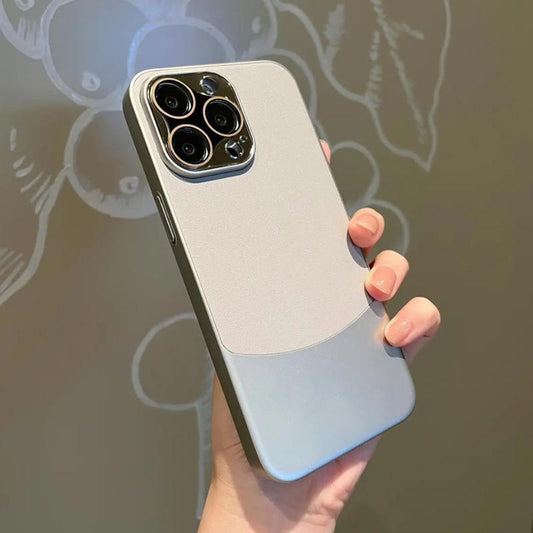 Ultradünne Original-Anti-Fall-Handyhülle aus schlichtem Leder für das iPhone 