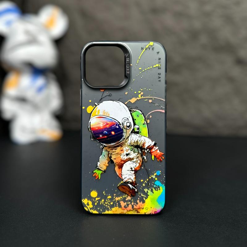[Happy monkey] Oil Painting Personality Phone Case For iPhone