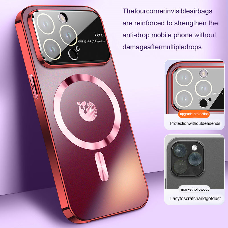 Ekskluzywne 2023 Nowe matowe magnetyczne etui na telefon AG do ładowania iPhone'a