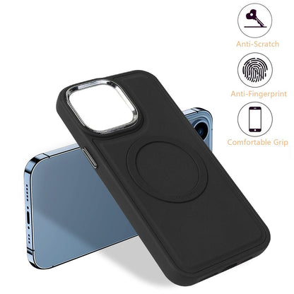 Liquid Skin Sensation Plating Magnetic Phone Case - Aumoo