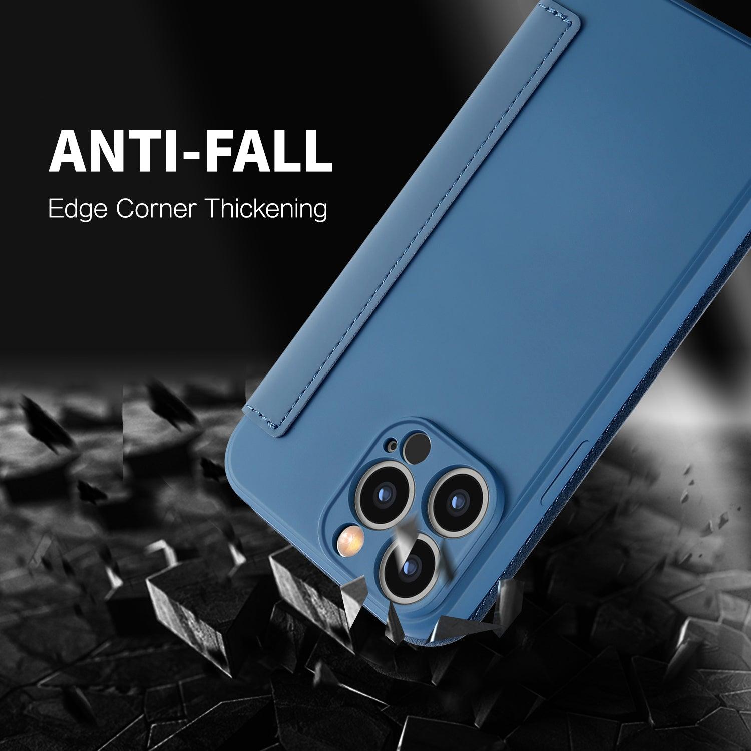 Liquid Skin Feel Leather Phone Case - Aumoo