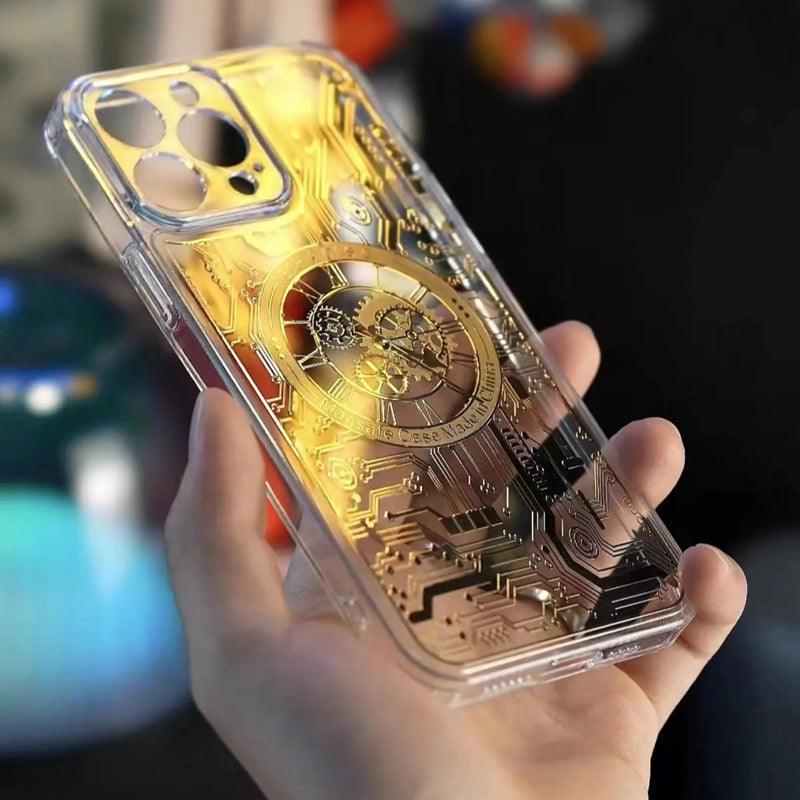 Embossed Metal Magsafe iPhone Case - Aumoo