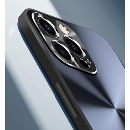Metal lens frosted anti-fingerprint iPhone case - Aumoo